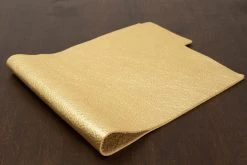 District Leather Supply Metallic Cowhide, Gold