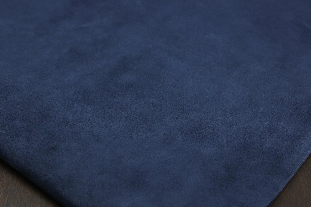 Opera Derby Waxed Suede, Navy Leather 1 Opera Derby Waxed Suede, Navy Leather