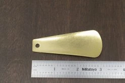 District Leather Supply Japanese Brass Shoe Horn Hardware