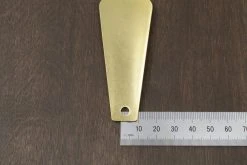 District Leather Supply Japanese Brass Shoe Horn Hardware