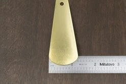 District Leather Supply Japanese Brass Shoe Horn Hardware