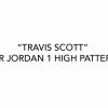 District Leather Supply "Travis Scott" Air Jordan 1 HIGH Pattern New